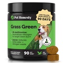 Grass Green Dog Chews - Ουδέτερο ούρων για χλοοτάπητα, σκύλου Pee Grass Helps Yard Stay Green Dressing Burn Spots with Probiotics & Enzymes (Duck)