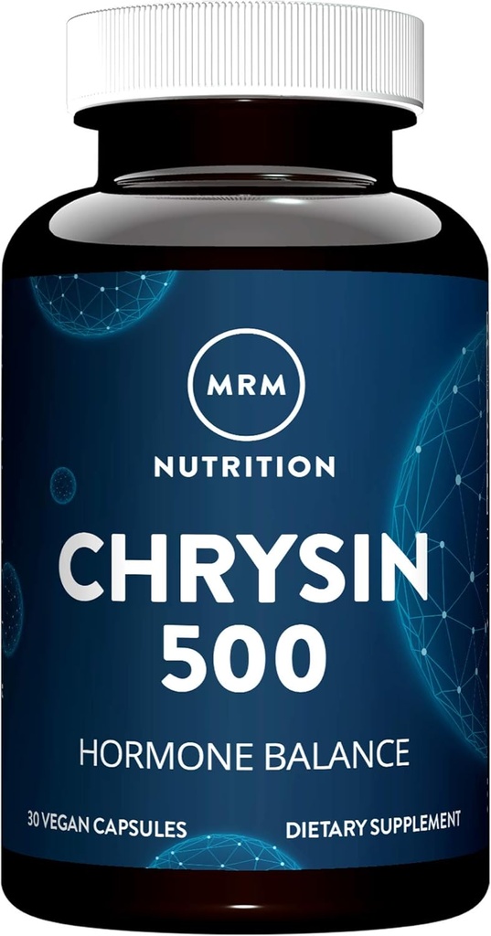 MRM Chrysin 500 Καψάκια, 500 mg, 30 Φιάλη καψακίου