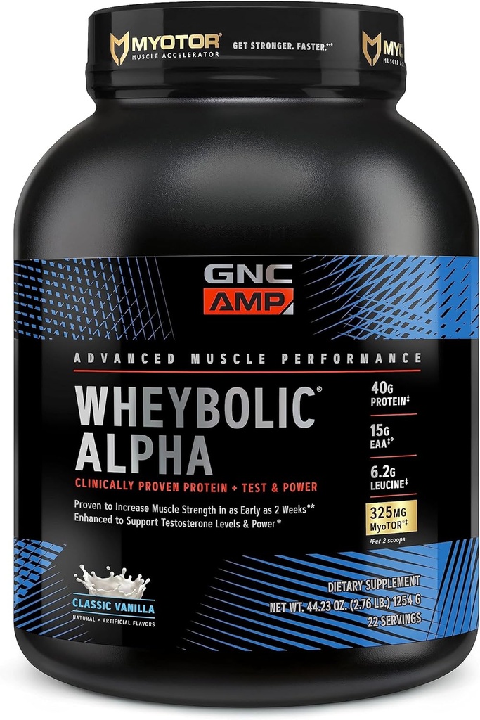 GNC AMP heybolic Alpha - Κλασική βανίλια (22 εξυπηρετεί)