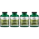 Swanson Full Spectrum Turmeric Curcumin Joint, Liver, and Digestive Support Supplement for Active Adults - Non-GMO, Gluten-Free (240 Vegan Capsules, 4 Pack)
