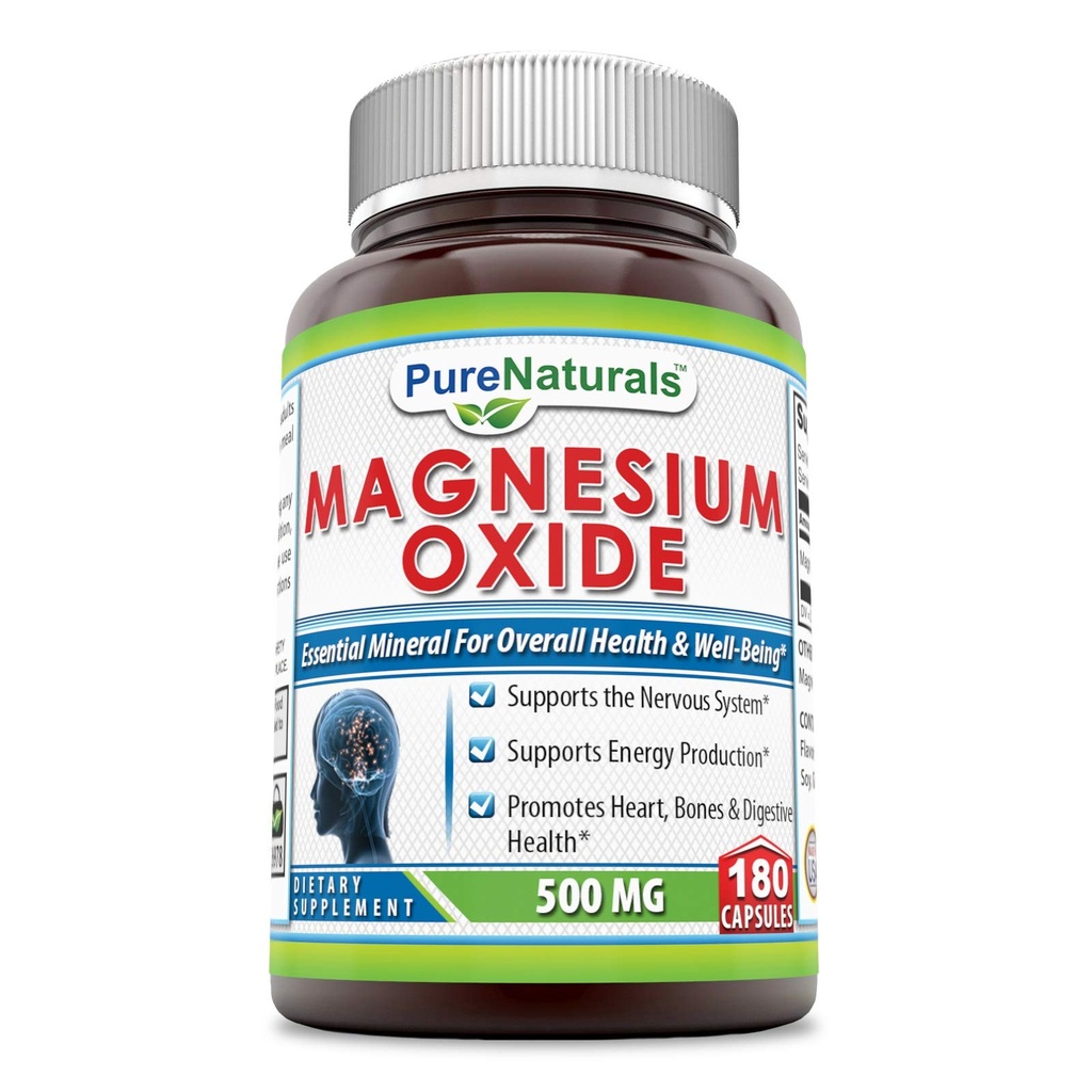 Pure Naturals Συμπλήρωμα Οξειδίων Μαγνησίου 