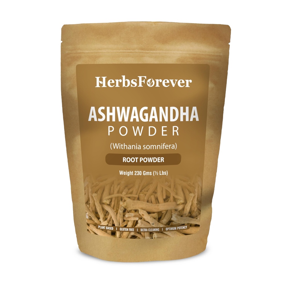 ΒόταναForever Ashwagandha Powder 230g I Winter Cherry, Non-GMO, Vegan, Gluten-free I Ayurvedic Stress-Buster υποστηρίζει την ενέργεια Booster, Ζωτικότητα & Rejuvenator Συνολική ευεξία