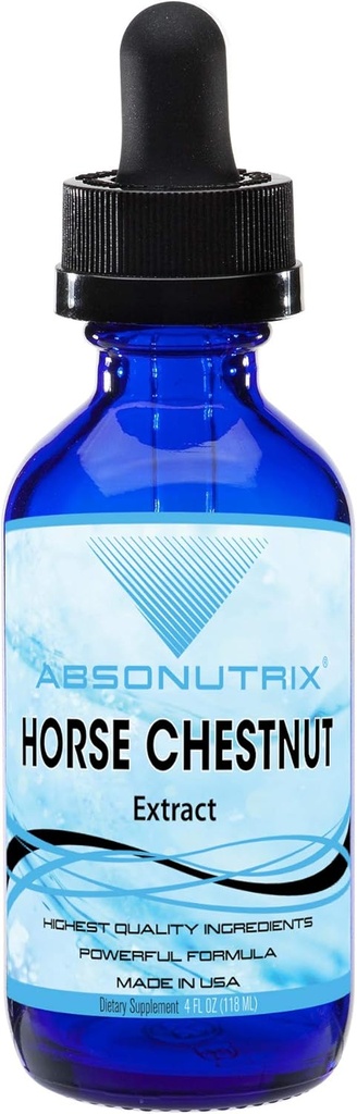 Absonutrix Horse Chestnut Extract 550 mg 4 Oz Drops, 200 Services, Helps Detoxify, Βελτιώνει την κυκλοφορία, τρίτο μέρος δοκιμαστεί, Γενική Υποστήριξη της Υγείας, Διατροφική ενίσχυση, Made in USA