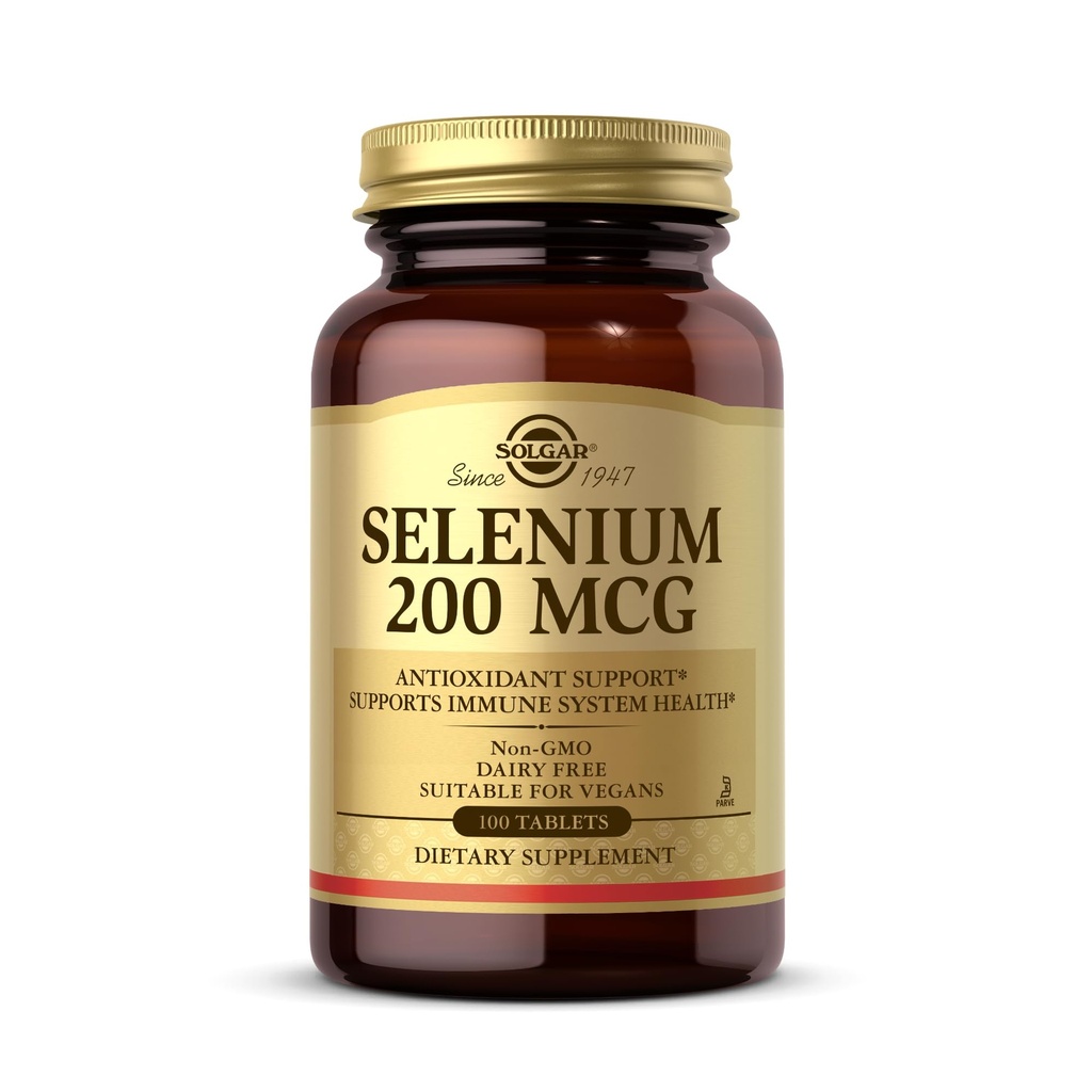 Selenium 200mcg Solgar 100 Tabs