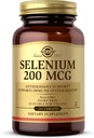 Solgar Selenium 200 mcg - 100 Tablets - Υποστηρίζει Αντιοξειδωτικό & Ανοσοποιητικό Σύστημα - Μη ΓΤΟ, Vegan, Γαλακτοκομικά, Kosher - 100 Σερβιέτες