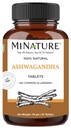Ashwagandha Tablets- 90 Tablets, 1000 mg by mi Nature 