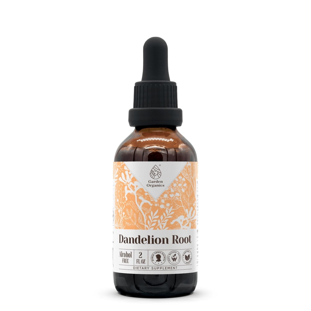 Dandelion Root Alcohol-Free Natural Tincture Extract, Immune System Booster, Liquid Drops Made from 100% Dandelion (Taraxacum officinale) Dried Root (2 fl oz)