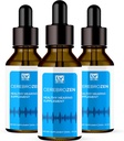 3 Pack - Cerebrozen Ear Drops - Cerebrozen, Cerebrozen 24, Cerebrozen 360 Υποστήριξη ακοής, Cerebrozen Drops, Cerebrozen Liquid, Cerebrozen Drops για Αυτιά, 3 μπουκάλια για 3 μήνες