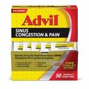 Advil Sinus Congesion and Pain, Sinus Relief Medicine, Pain Reliever και Fever Reucer με Ibuprofen και Phenylefrine HCl - 50 Επικαλυμμένα δισκία