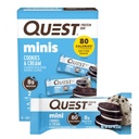 Quest Διατροφή Mini Cookies & Cream Protein Bars, 8g Πρωτεΐνη, 1g Ζάχαρη, 2g Καθαρά υδατάνθρακες, Χωρίς γλουτένη, 14 Count