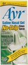 Ayr Saline Nasal Gel No-drip Sinus Spray Με Καταπραϋντικό Aloe Vera, 0.75 Fl Oz Spray Bottle, (πακέτο του 1)