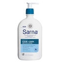 Sarna Calm + Cool Anti-Itch Lotion, Soothe and Relieve Pain and Itch from Insect Bites, Sunburn, & Poison Ivy, Περιέχει 1% Υδροχλωρική Pramoxine, 0,5% Μέντχολ, Vegan, Steroid-Free, 12 oz