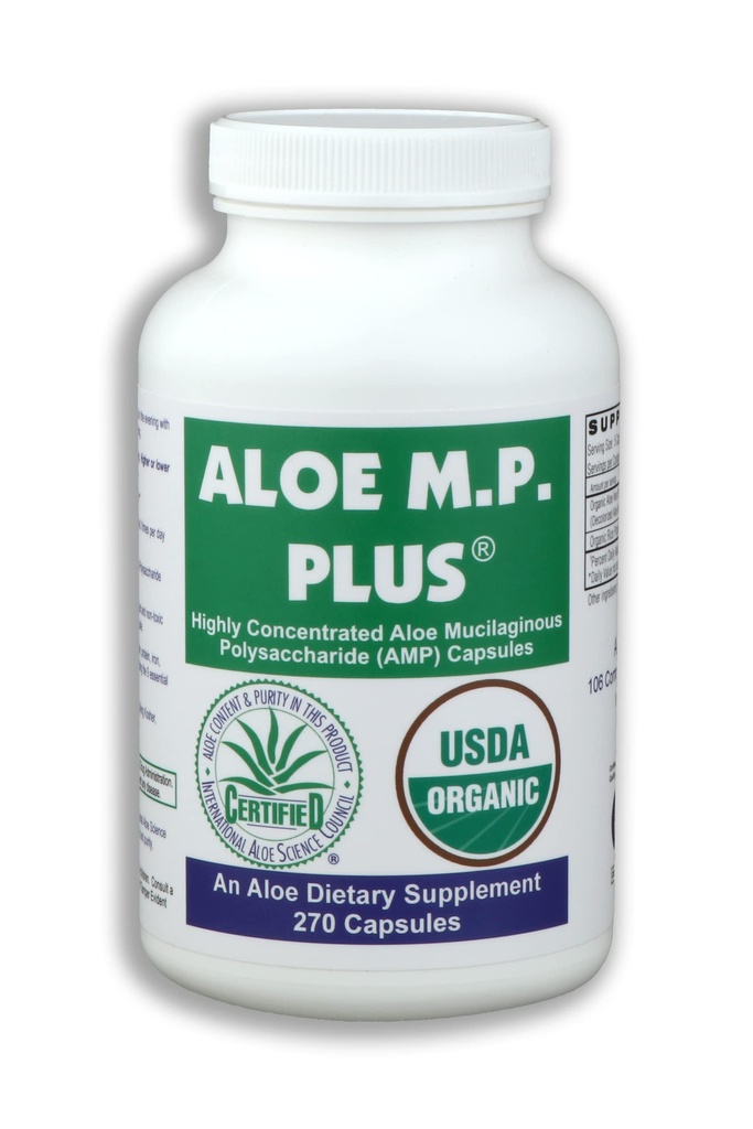 Καψάκια, Organic Aloe Vera Πολυσακχαρίτες Συμπλήρωμα για την Digestive και ανοσοποιητική υγεία