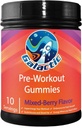 Γαλαξιακή προ-εξάσκηση Gummies, όλα φυσικά, 250mg καφεΐνη, Beta-Αλανίνη, L-Citrulline, L-Θεανίνη, Chromium Picolinate, 10 εξυπηρετούν