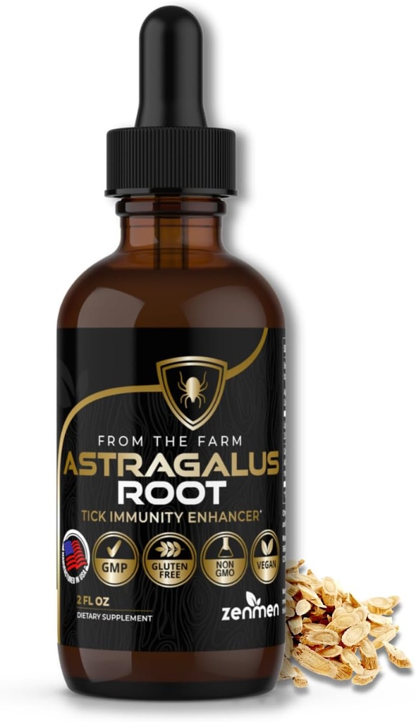 Zenmen Astragalus Ρίζα Οργανική Βάμμα - Τικ Ανοσολογική Υποστήριξη και Ενισχυτής Ανοσίας, Πηγή Αντιοξειδωτικών - Κατασκευάζεται στις ΗΠΑ