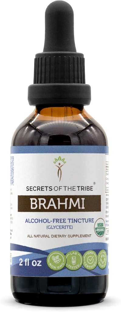 Μυστικά της φυλής Brahmi USDA Organic 
