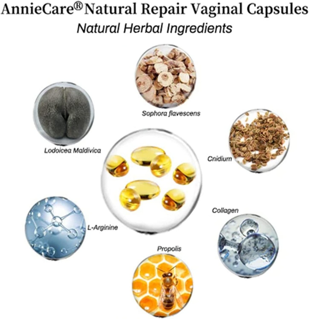 AnnieCare Instant Anti-Itch Detox SLI-mming Products, Annie Care Capsulas, Firming Repair & Pink και Τρυφερές Φυσικές κάψουλες, Μείνετε Καθαροί & Φρέσκοι (2 Τσάντες Κάθε 7pcs)