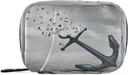 Flying Birds Anchor Pill Box 7 Day Pill Υπόθεση Travel Pill τσάντα Organizer με Zipper Φορητή εβδομαδιαία περίπτωση Συμπαγές μέγεθος για τον κάτοχο συμπλήρωμα βιταμίνης