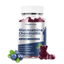Glucosamine Chondroitin Gummies with MSM & Elderberry Extra Strength - Joint Support, Antioxidant Immune Support Supplement for Adults, Men & Women Minerals, coenzyme Q10, DHA- 60 Blueberry Gummies