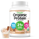 Orgain Organic Vegan Protein Powder, Horchata - 21g Plant Based Protein, 9g Prebiotic Fiber, Low Net Carb, No Lactose Ingredients, No Added Sugar, Non-GMO, For Shakes & Smoothies, 2,03 lb