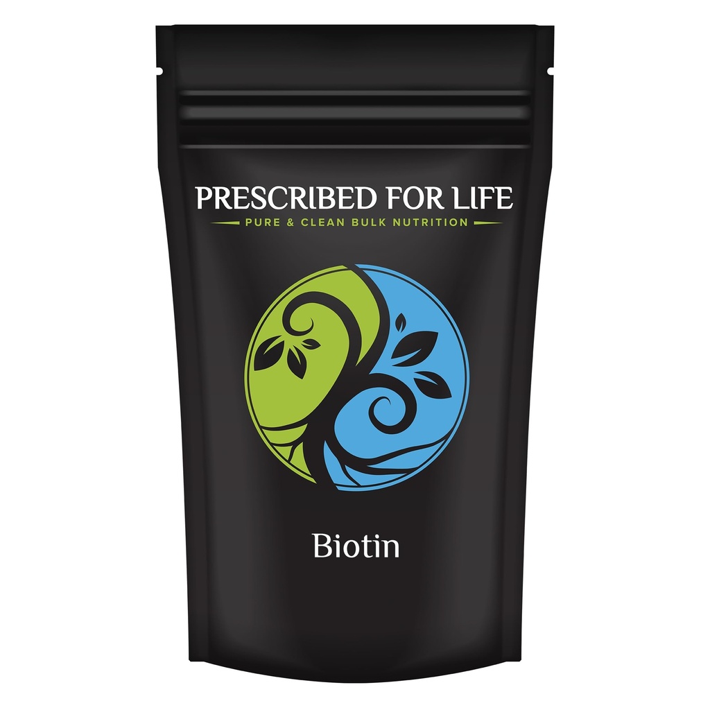 Περιγράφεται για τη ζωή Biotin σκόνη, βιταμίνη Β7 για το δέρμα, τα νύχια και την υγεία των μαλλιών, USP βαθμού (14g)