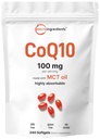 Micro Ingredients CoQ10 100 mg ανά υπηρεσία, 240 Softgels 