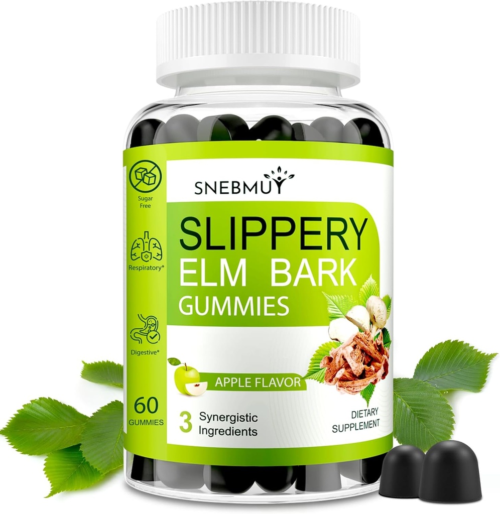 Slippery Elm Bark Gummies - 130 Ulmus Rubra Gummies