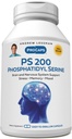ANDREW LESSMAN PS 200 Phosphatidyl Serine 60 Κάψουλες - Υποστηρίζει τη διανοητική σαφήνεια, θετική διάθεση, μνήμη, γνωστική λειτουργία. Απαραίτητο για την παραγωγή και απελευθέρωση νευροδιαβιβαστών. Χωρίς πρόσθετα