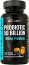 Probiotics 50 Billion - 11 Strain Live Probiotic Prebiotic για άνδρες & γυναίκες - Best to Support Digestive & Immune Health. with Lactobacillus Gasseri - Εγγυημένη ισχύς για τη λήξη