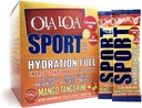 Ola Loa Sport Mango Tangerine All-Natural Hydrating Sports Drink Mix - Ενέργεια, Αμινοξέα, Ηλεκτρολύτες, Βιταμίνη C, Βιταμίνη Β, Χωρίς Γλουτένη, Vegan - Ποτό Βιταμίνες σας - 30 Πακέτα (7.4oz)