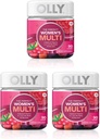 Oly Perfect Γυναικεία Πολυβιταμίνη Gummy Supplement, με Βιοτίνη & Φολικό οξύ, Blissful Berry, 90 καταμέτρηση (45 Ημέρα προσφοράς), 3 Συσκευασία