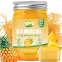 ACEYO (12 OZ Irish Sea Moss Gel Raw Vegan Pineapple Γεύση 102 Βιταμίνες και Ορυκτά Άγρια Συγκομιδή Μη-ΓΤΟ Ανοσοποιητικό αμυντικό ενισχυτή Thyroid Digestive Υποστήριξη