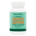 Natures Plus Papaya Enzyme - 6 mg Papain - All Natural Digestive Aid Supplement, Περιέχει αμυλάση και πρωτεάση - 180 Μασώμενα δισκία (180 Servings)