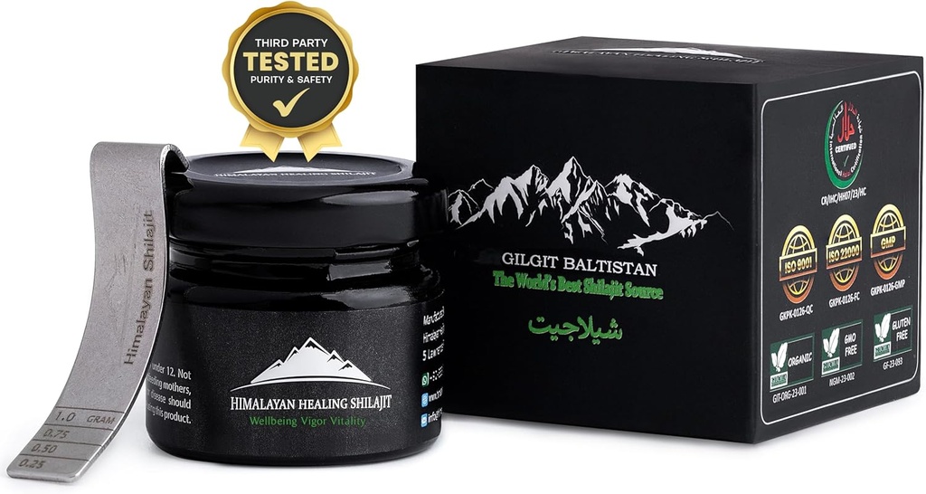 Χρυσό βαθμού Ιμαλαΐων Shilajit Resin για άνδρες & γυναίκες