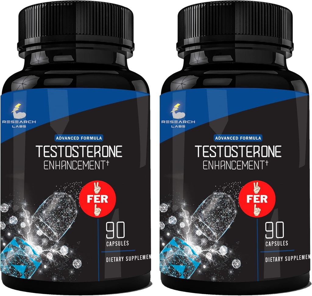 Pharmacist Συνιστάται 2 fer 1 Προσφορά 180ct Testosterone Booster Ενίσχυση από Ερευνητικά Εργαστήρια. Αυξήστε τη δύναμη των μυών Lean. Saw Palmetto, Tribulus, Tongkat Ali, Horny κατσικίσιο ζιζάνιο, ψευδάργυρος