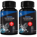 Pharmacist Recommended 2 fer 1 Offer 180ct Testosterone Booster Enhancement by Research Labs. Increase Lean Muscle Energy Strength. Saw Palmetto, Tribulus, Tongkat Ali, Horny Goat Weed, Zinc