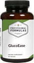 Professional Formulas GlucoEase - with Goat's Rue, American Ginseng, Fenugreek, Gymnema & Chromium - Vegetarian, Gluten Free, Hypoallergenic, 90 Capsules
