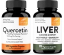 Quercetin του Sandhu 1000mg & Liver Cleanse & Detox Κάψουλες.