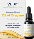 Zane Hellas 190 mg Oregano Oil-164 mg Carvacrol ανά Serving-4 Drops Καθημερινά. 100% Ελληνικό Αδιάλυτο Έλαιο Orγανης. 86%-90% Μιν Καρβακόλη. Πιθανώς το καλύτερο λάδι Orγανης στον κόσμο. 0.5 fl. oz.- 15ml.