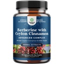 Balancing Berberine Plus 1200mg Per Serving Complex - Αντιοξειδωτική Βερβερίνη με Κάψουλες Κεϋλάνης Κανέλας Plus Silymarin Milk Thittle Extract - Ενεργό PK για την υποστήριξη της υγείας της καρδιάς 90 κάψουλες