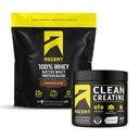 Άνοδος 100% Whey Protein Powder, Σοκολάτα 4 LB & Creatine Monohydrate Powder, Unflavoured 45 Σερβίρει