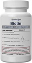 Superior Labs – Best Natural Biotin NonGMO Supplement – για Luscius Longer Hair and Lashes – Ισχυρότερα νύχια – Υγιεινό δέρμα – Ενεργειακός ενισχυτής – Υγιεινό βάρος - 5000 mcg, 120 φυτικά καπάκια