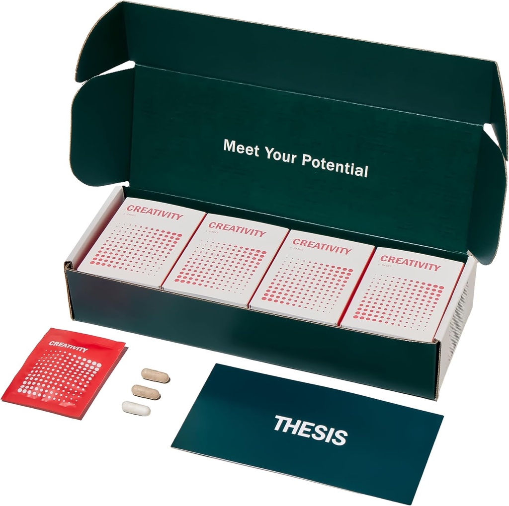 Διατριβή Δημιουργικότητα - Nootropic Brain Support Supplement - Υποστήριξη Μάθησης, Μνήμης & Λεκτικής Αφθονίας - Ashwagandha, Agmatine, L-Theanine & More - 24 Υπηρεσίες - 1 Μήνα Προμήθεια