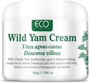 WFDL Wild Yam Cream for Hormone Balance, Organic Yam Cream with Chasteberry, Aloe & Vitamin E για Εμμηνόπαυση Ανακούφιση, Καταπραϋντικά Νυχτερινά Ιδρώματα & Καυτές Αναλαμπές, Ανακουφίζει Mood Swings (1,76 OZ)
