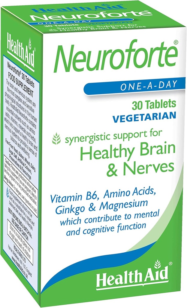 Health Aid NeuroForte (Amino Acid, B Vitamin Complex) 30 δισκία