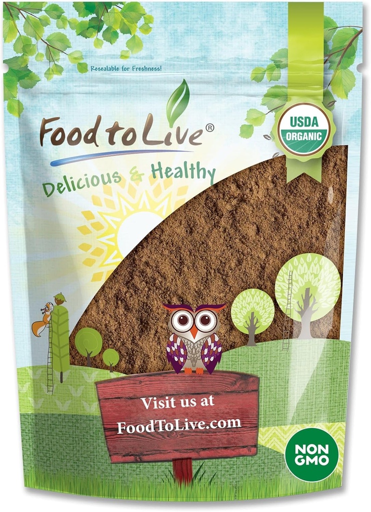 Τρόφιμα για να ζήσετε Βιολογικό Κόκκινο Reishi Mushroom Powder, 8 Ουγγιά – Όλα τα φυσικά Vegan Superfood για την ασυλία και την ολιστική ευεξία. Πλούσια σε Αντιοξειδωτικά & θρεπτικά συστατικά. Μη-ΓΤΟ. 100% καθαρό. Τέλεια για Smoothies.
