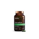 Derma-Iron συμπλήρωμα για γυναίκες και άνδρες - Iron builder χάπια για τα μαλλιά και το δέρμα με κολλαγόνο και φυσική βιταμίνη C, χαμηλό σίδηρο και φερριτίνη, αραιώνοντας τα μαλλιά, υποστήριξη τριχόπτωσης