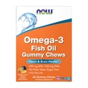 Τώρα Συμπληρώματα, Omega-3 Gummy Μάσα ιχθυελαίου, Πάθος Fruit Γεύση, 36 Gummy Chews