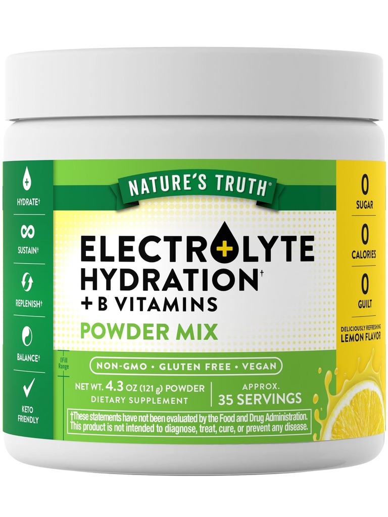 Nature's Truth Electrolytes Powder 
