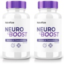 (2 Pack) Neuro Boost – Premium Capsules with a Clean Formula for Focus, Alertness, and Everyday Sharpness | Easy-to-Take Pills for Daily Support (120 Capsules)